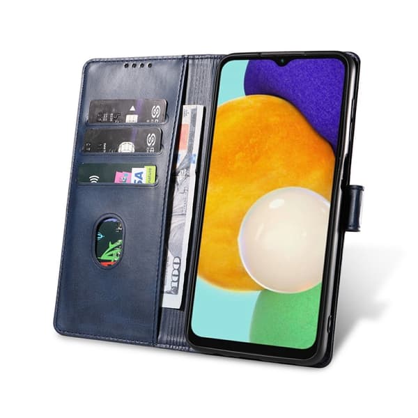 Samsung Galaxy S26 Fodral Läder Blå