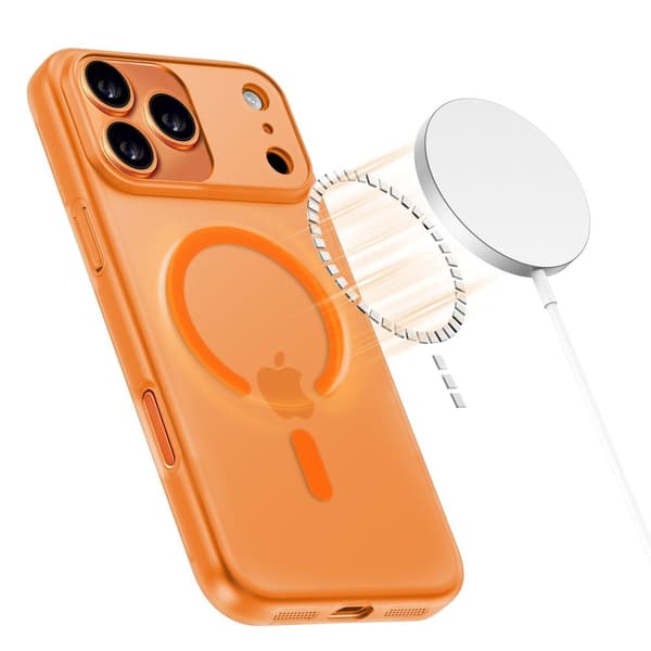 Tech-Protect iPhone 17 Pro Skal MagSafe MagSlim Cosmic Orange