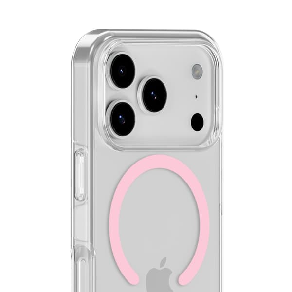 holdit iPhone 17 Pro MagSafe Mobilskal Pink/Transparent
