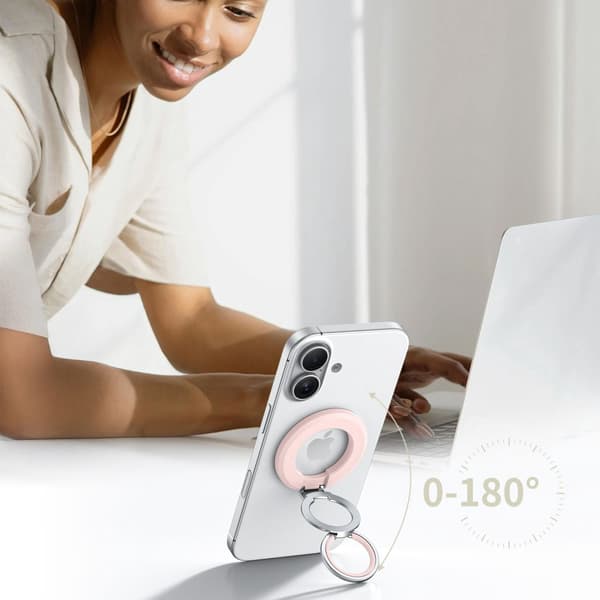 Tech-Protect Magnetisk MagSafe Ringhållare Baby Pink