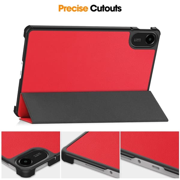 Xiaomi Redmi Pad 2 Fodral Tri-Fold Röd