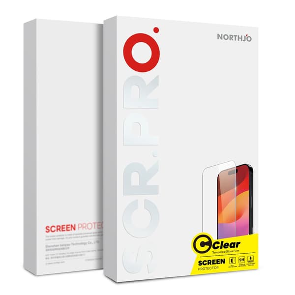 NORTHJO Galaxy S26 2-PACK Skärmskydd Härdat Glas
