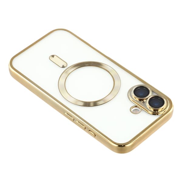 iPhone 17 Skal MagSafe Electroplated TPU Guld