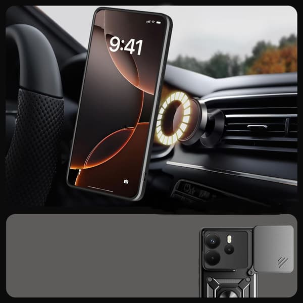 Tech-Protect Xiaomi Redmi Note 14 4G Skal CamShield Pro Svart