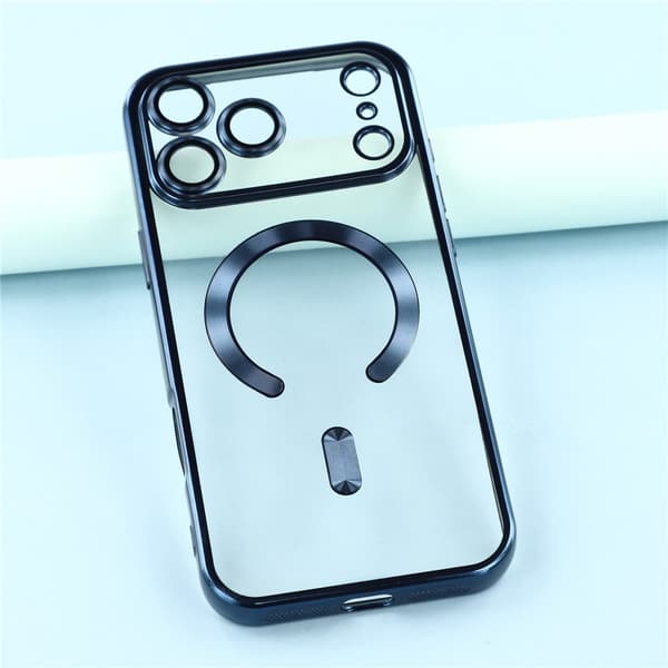 iPhone 17 Pro Skal MagSafe Electroplated TPU Blå