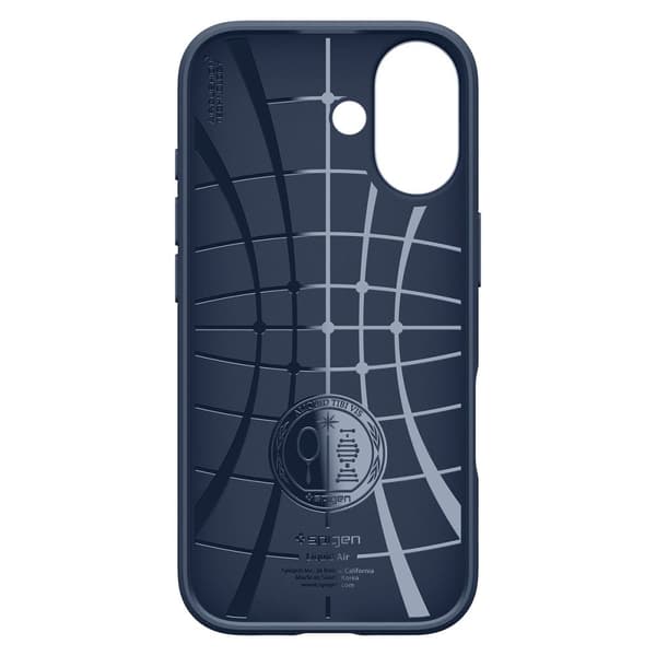 Spigen iPhone 17 Skal Liquid Air Navy Blue
