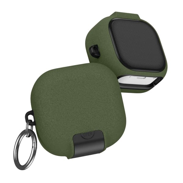 Tech-Protect Galaxy Buds 4 / 4 Pro Skal Slim Hook Olive Green