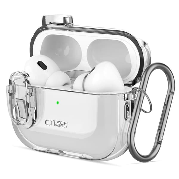 Tech-Protect AirPods Pro 2/1 Skal Slim Hook Transparent