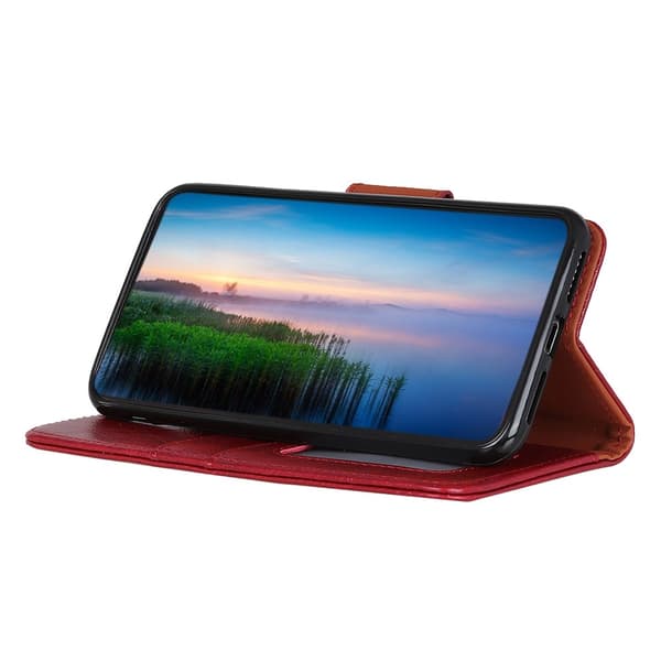 Motorola Edge 40 Pro 5G Fodral Split Läder Röd