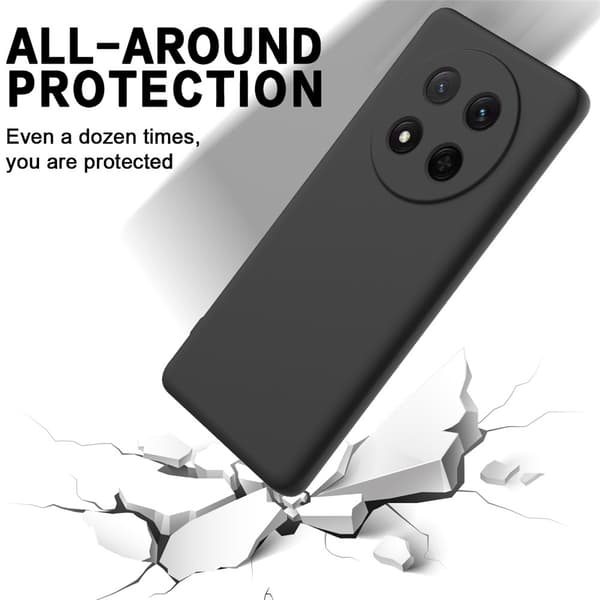 Honor Magic7 Lite Skal Liquid Silikon Svart