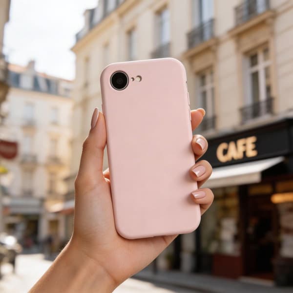 Tech-Protect iPhone 17e / 16e Skal MagSafe Silicone Pink Pearl