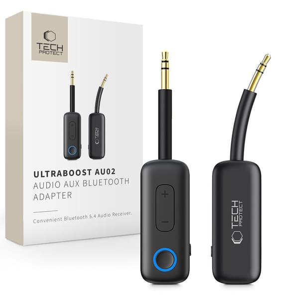 Tech-Protect Bluetooth AUX Ljudadapter UltraBoost Svart