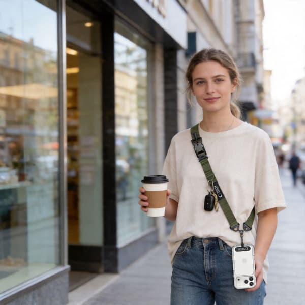 Tech-Protect Mobilsnöre CrossBody Rope Army Green