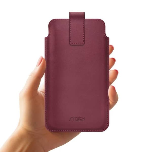 Tech-Protect Universal Mobilväska 6-6.9" Mulberry