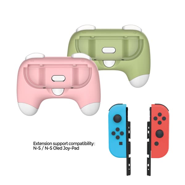 DOBE Nintendo Switch 2 st Joy-Con Grepp Rosa / Grön