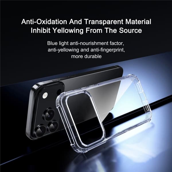 IPAKY iPhone 17 Pro Max Skal Shockproof Transparent