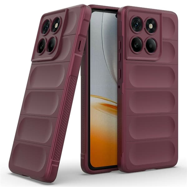 Motorola Edge 60 Pro Skal Magic Shield Vinröd
