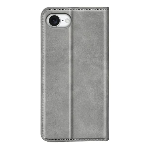 iPhone 17e / 16e Fodral Flip Skin Touch Grå