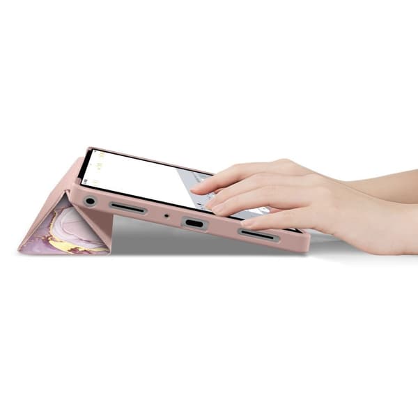 Tech-Protect Galaxy Tab A11 Plus/A9 Plus Fodral SmartCase Marble