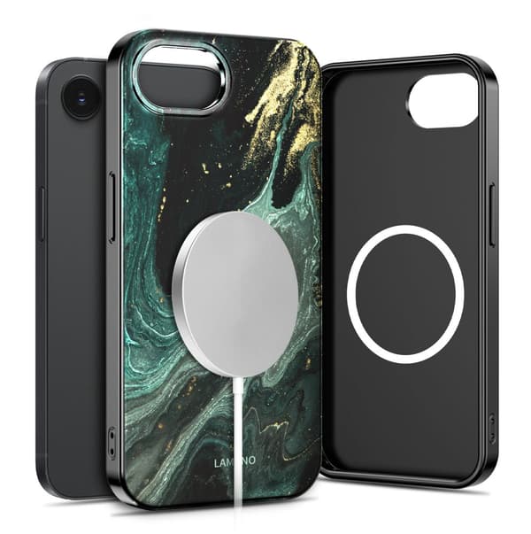 Tech-Protect iPhone 17e / 16e Skal MagSafe Lamano Verde Aura