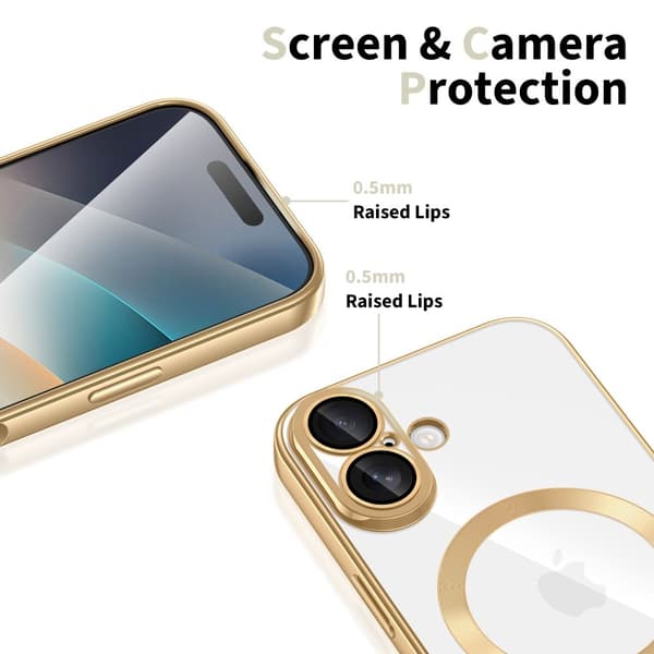 Tech-Protect iPhone 17 Skal MagSafe MagFlex Shiny Gold