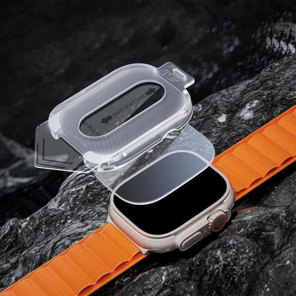 Tech-Protect Apple Watch Ultra 49 mm 2-PACK Skärmskydd EasySet+