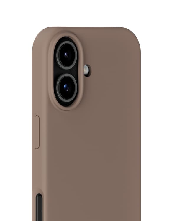 holdit iPhone 17 Mobilskal Silikon Mocha Brown