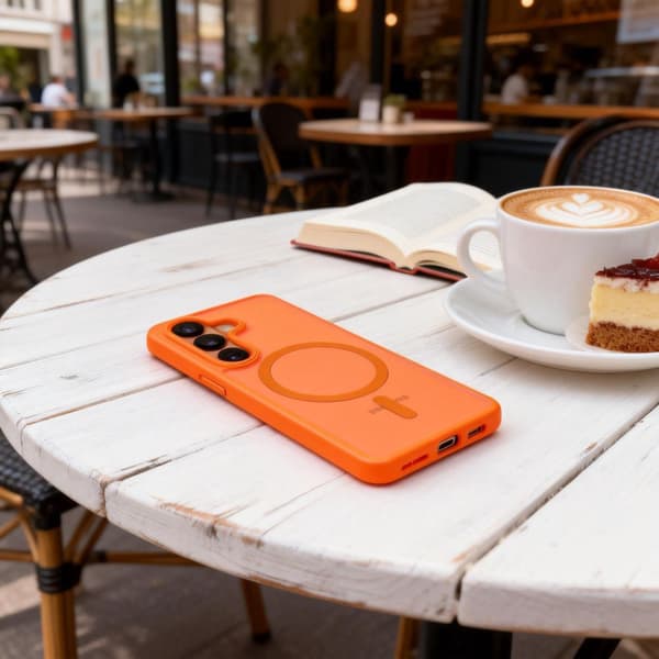 Tech-Protect Galaxy S26 Skal MagSafe MagMat Orange