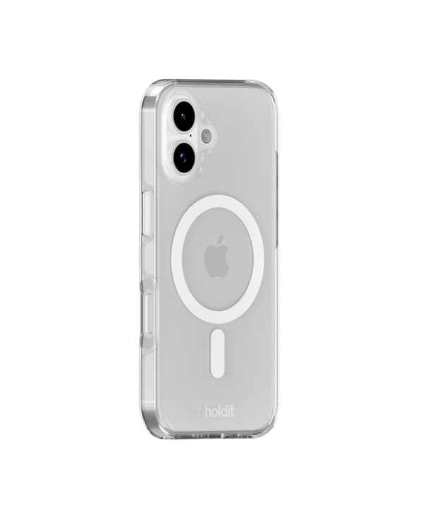 holdit iPhone 17 MagSafe Mobilskal White/Transparent