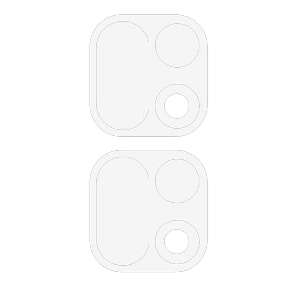 OnePlus 15 2-PACK Linsskydd Härdat Glas Transparent