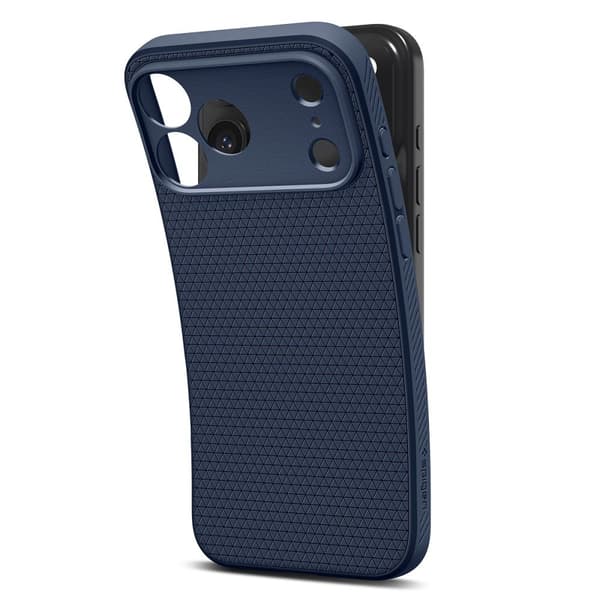 Spigen iPhone 17 Pro Skal Liquid Air Navy Blue