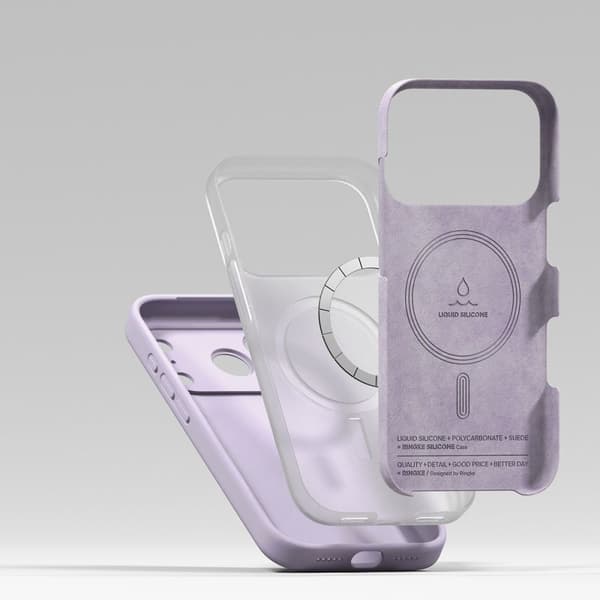 Ringke iPhone 17 Pro Max Skal MagSafe Silikon Lila