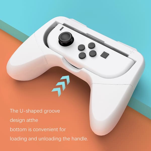 Nintendo Switch OLED 2 st Joy-Con Grepp Röd / Blå