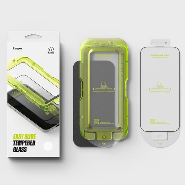 Ringke iPhone 17 2-PACK Easy Slide Skärmskydd Härdat Glas