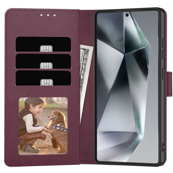 Tech-Protect Galaxy S26 Ultra Fodral Läder Mulberry