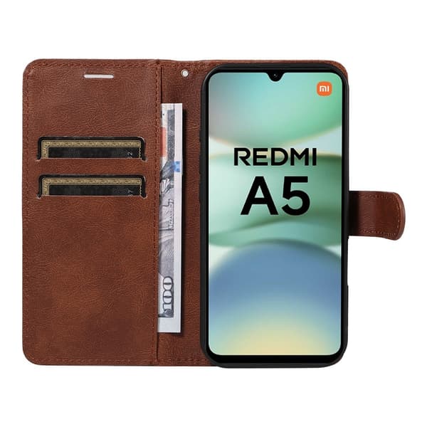 Xiaomi Redmi A5 Fodral Läder Brun