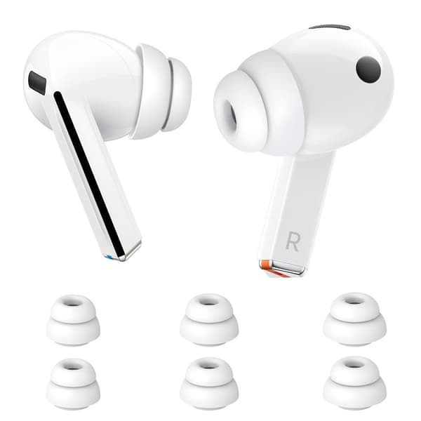 AHASTYLE 3-PACK Öronpluggar För Galaxy Buds 3 Pro Vit