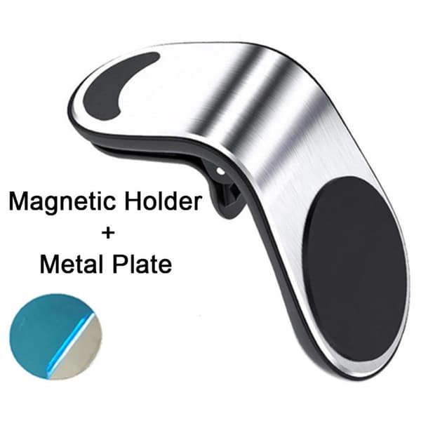 Magnetisk Mobilhållare För Ventil Silver