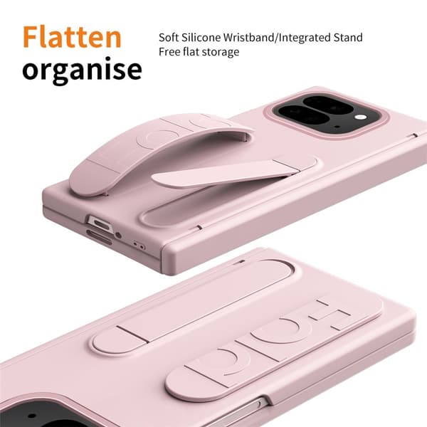 Google Pixel 10 Pro Fold Skal Kickstand Rosa
