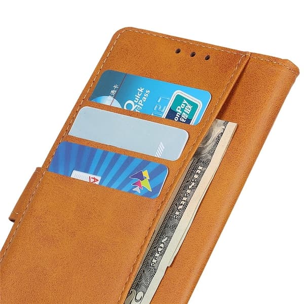 iPhone 17 Plånboksfodral Läder Brun