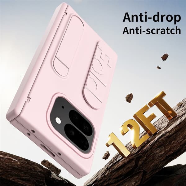 Google Pixel 10 Pro Fold Skal Kickstand Rosa