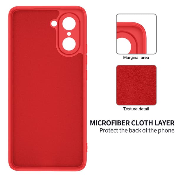 OnePlus Nord CE5 Skal Liquid Silikon Röd