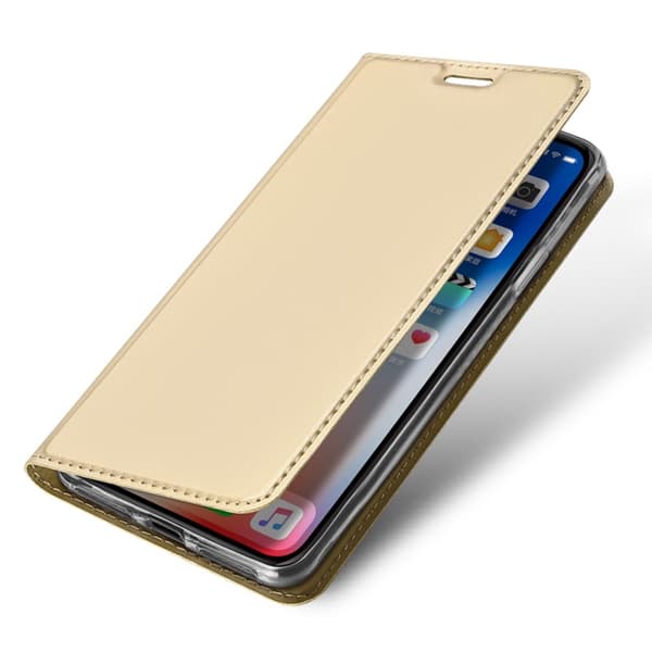 iPhone Xs Max Plånboksfodral - Guld