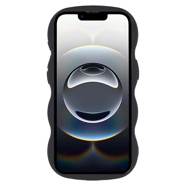 iPhone 17e / 16e Mobilskal Wavy Svart