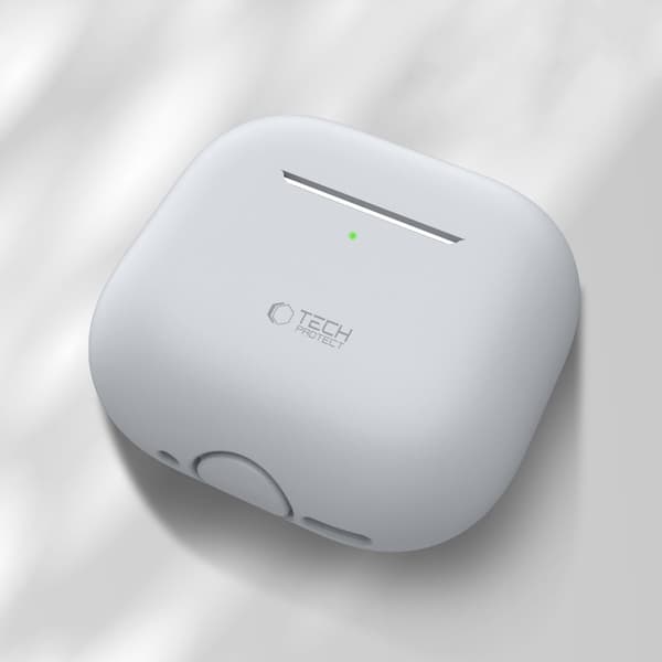 Tech-Protect AirPods 4 Skal Silikon Crayon Grey