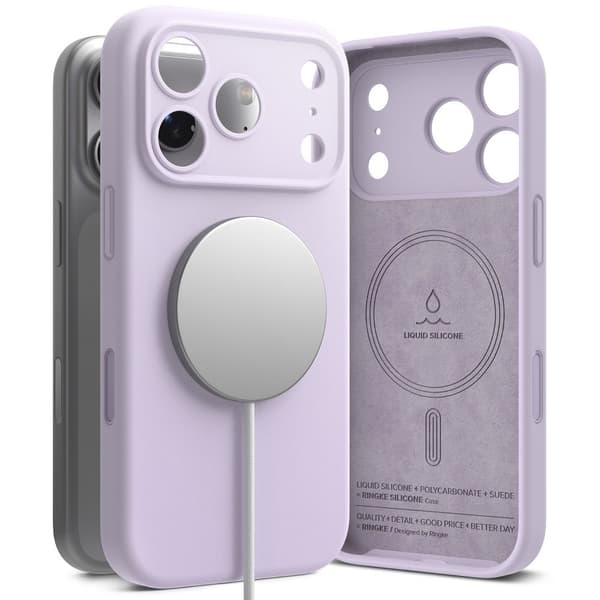 Ringke iPhone 17 Pro Max Skal MagSafe Silikon Lila