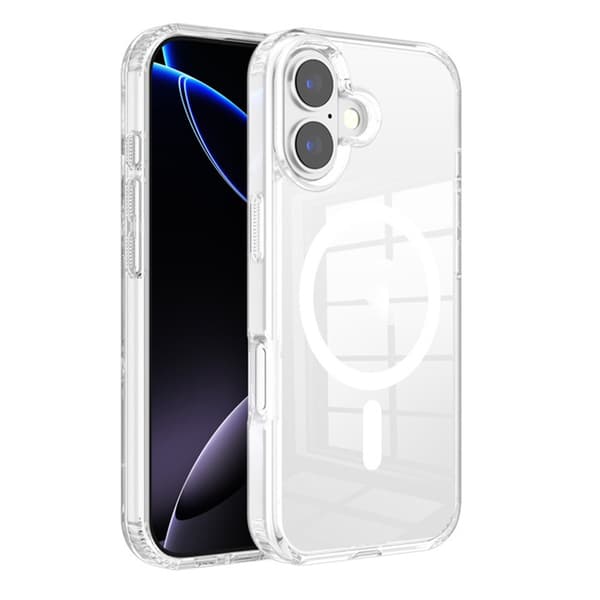 iPhone 17 Skal MagSafe Hybrid Transparent