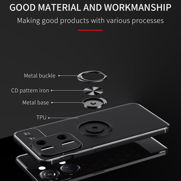 OnePlus Nord 3 5G Skal Ring Röd
