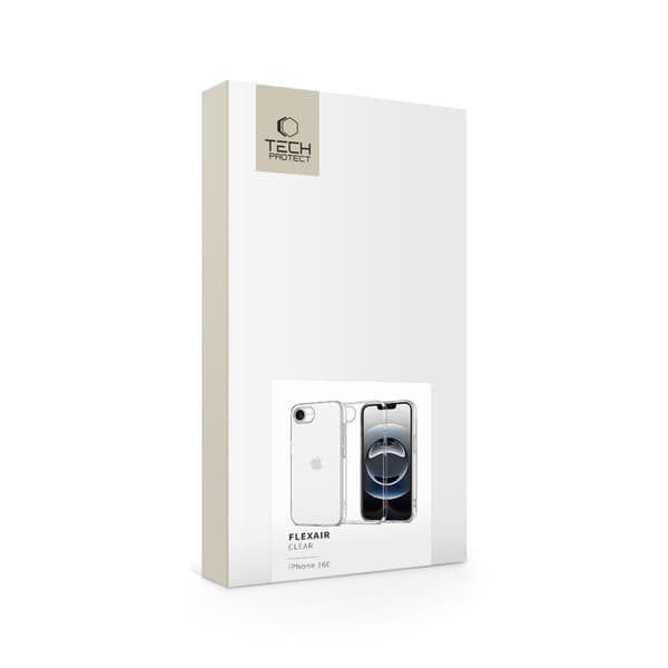 Tech-Protect iPhone 17e / 16e Skal FlexAir Transparent
