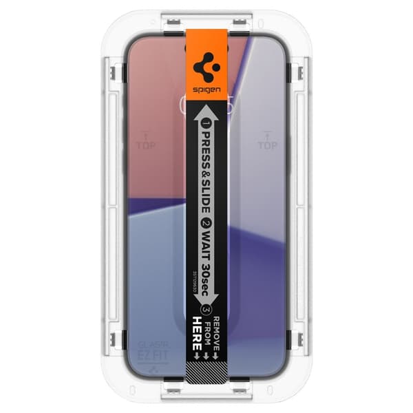 Spigen iPhone 16/15 GLAS.tR "Ez Fit" Skärmskydd
